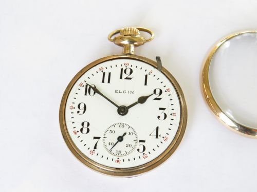 fig 2. Elgin B W Raymond railroad grade pocket watch, 1911
