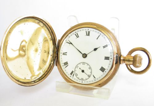 Antique Langendorf Full Hunter Pocket Watch