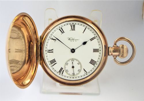 Antique  Waltham Traveler Full Hunter Pocket Watch. 1927