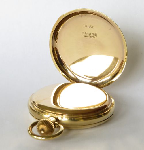 fig 2. 1930s Record Dreadnought full hunter pocket watch