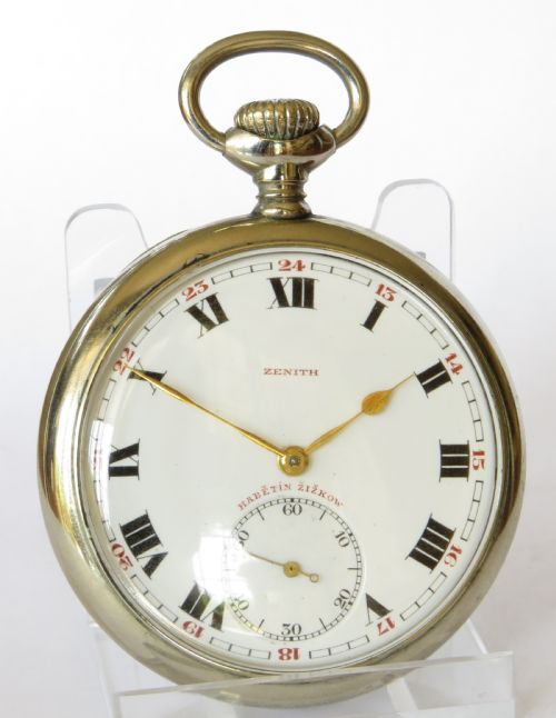 fig 1. Antique Zenith pocket watch, c1910s