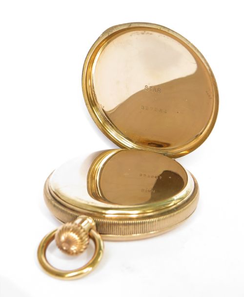 fig 2. 1920s Electa full hunter pocket watch