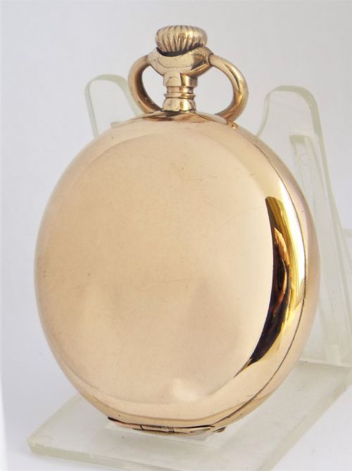 fig 1. Antique Elgin full hunter pocket watch, 1913.