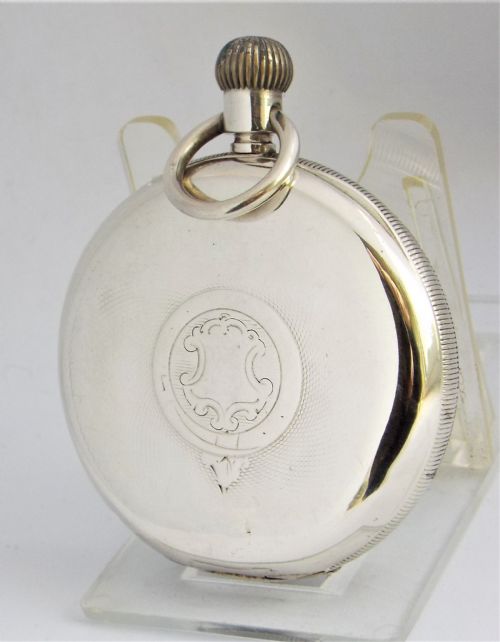 fig 1. Antique silver Waltham pocket watch, 1903.