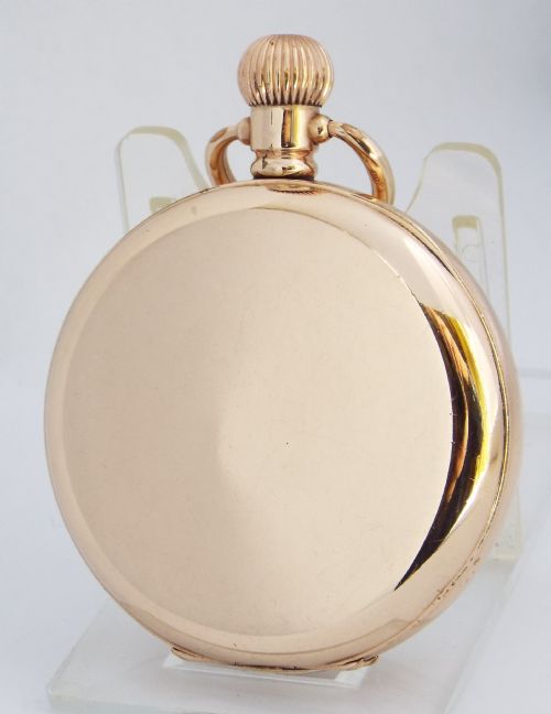 fig 1. Antique Waltham Traveler pocket watch, 1917.