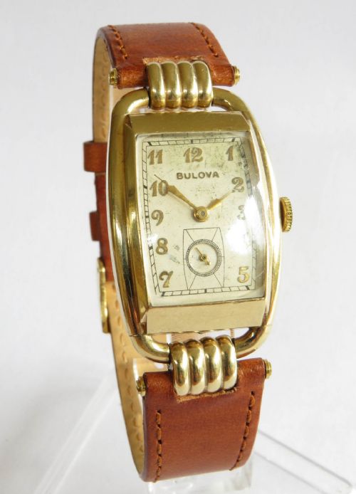fig 1. Gents 1941 Bulova Ambassdor curvex wrist watch
