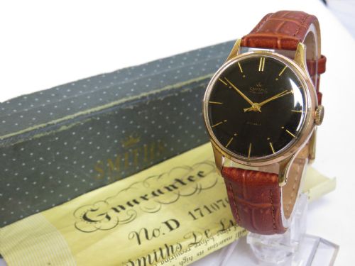 Gents Smiths De Luxe Watch, Box & Papers, 1958