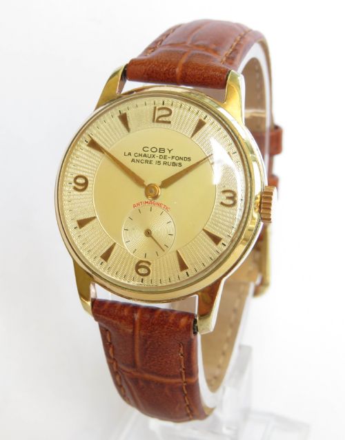 Gents 1950s Coby Wrist Watch by Cauny
