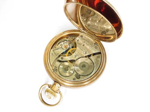 fig 2. Antique Waltham pocket watch, 1929