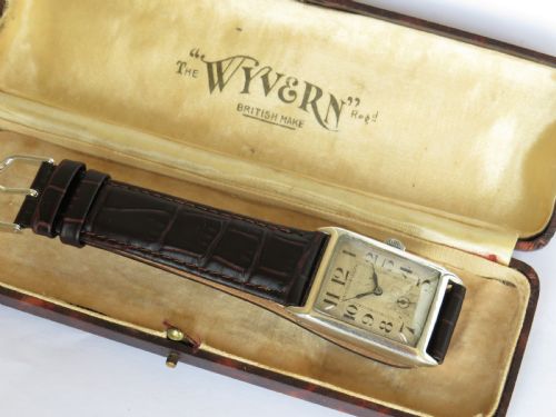 Antique Silver Art Deco Wrist Watch