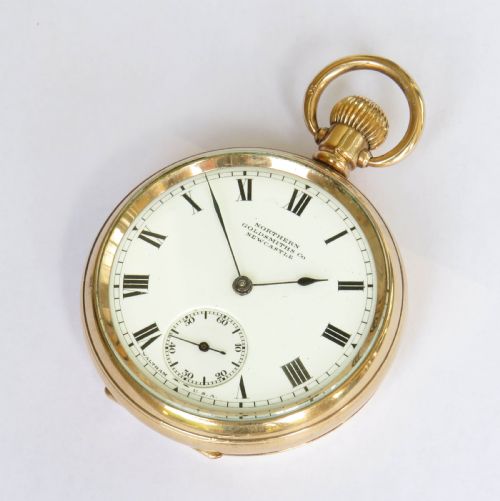 fig 1. Antique Waltham pocket watch, Northern Goldsmiths