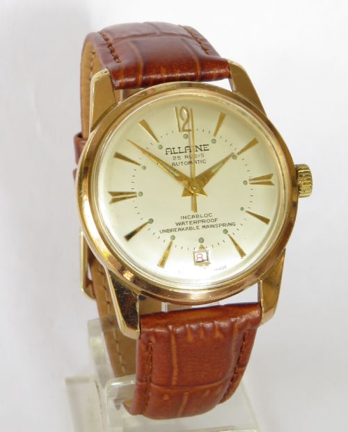 fig 1. Gents 1950s Allaine wrist watch