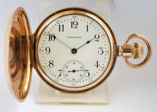 Waltham Full Hunter Pocket Watch, 1913.