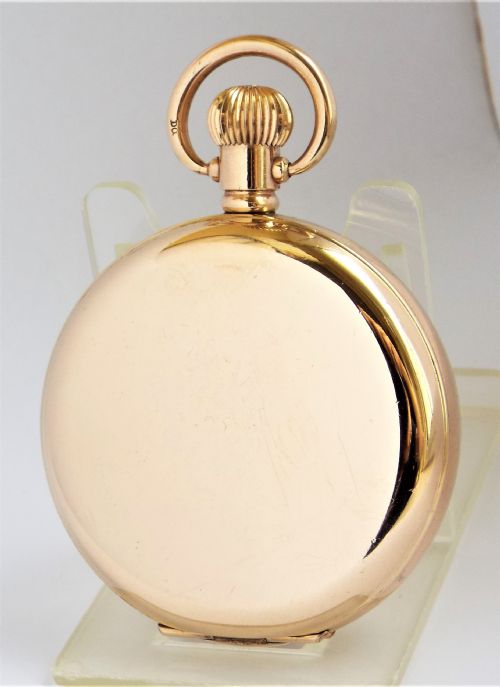 fig 1. Waltham full hunter pocket watch, 1913.
