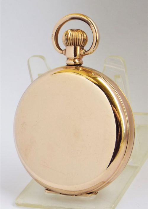 fig 1. Antique 1930s Vertex full hunter pocket watch.