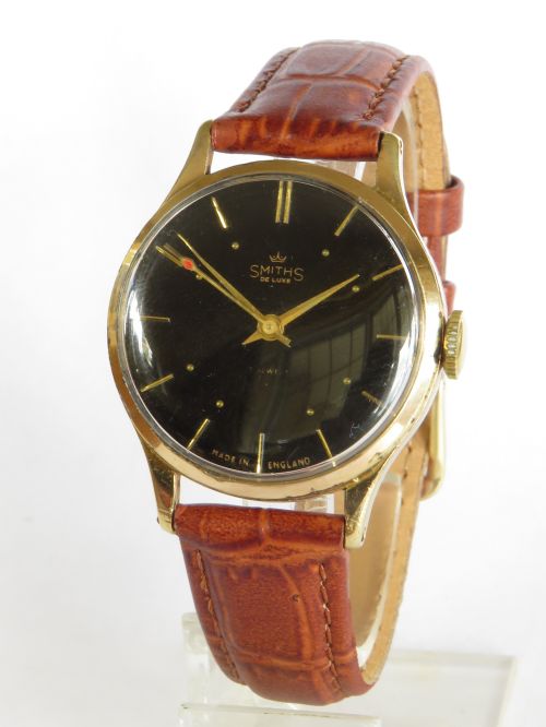 Gents 1950s Smiths De Luxe Wrist Watch
