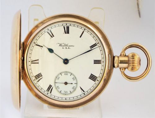 Antique Waltham P S Bartlett Full Hunter Pocket Watch.