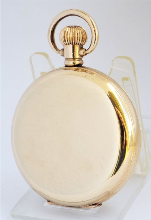 fig 1. Antique Waltham P S Bartlett full hunter pocket watch.