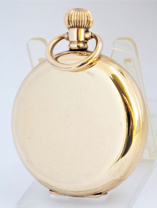 fig 2. Antique Waltham P S Bartlett full hunter pocket watch.