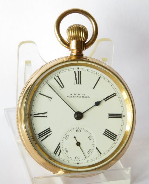 fig 1. Antique Waltham pocket watch, 1897