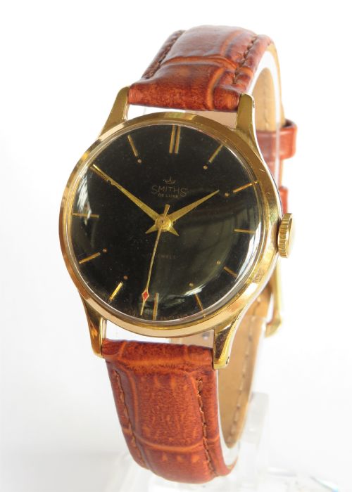 Gents 1950s Smiths De Luxe Wrist Watch