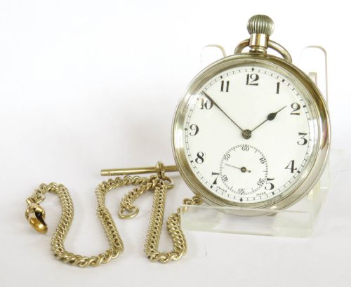 1930s Swiss Pocket Watch and Chain