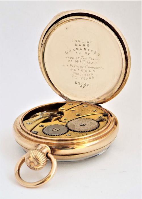 fig 3. A 1920s J W Benson pocket watch.