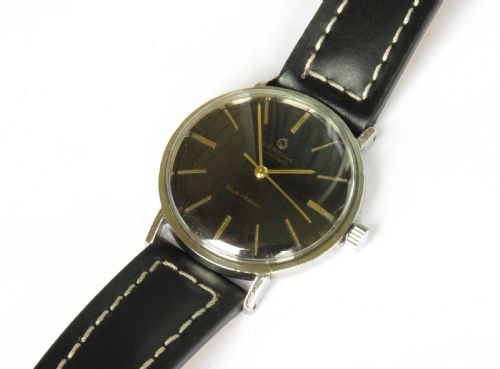 fig 1. Gents 1960s Certina Blue Ribbon automatic watch