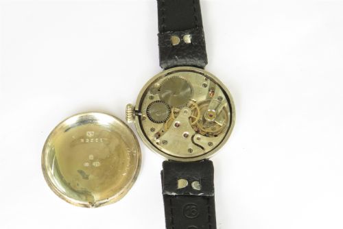 fig 2. Gents WW1 silver Dominex wrist watch