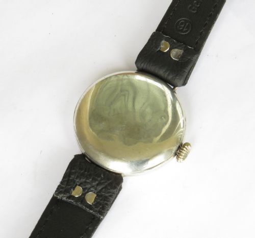 fig 3. Gents WW1 silver Dominex wrist watch