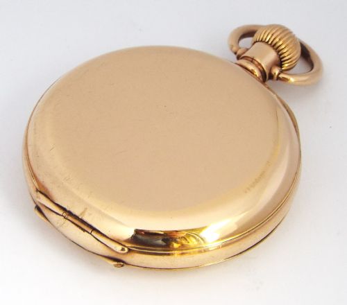 fig 2. Antique 1912 Waltham full hunter pocket watch.