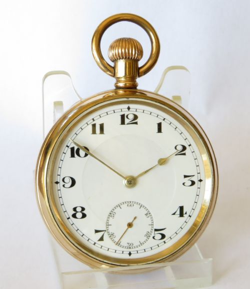 fig 1. Antique 1920s Swiss pocket watch