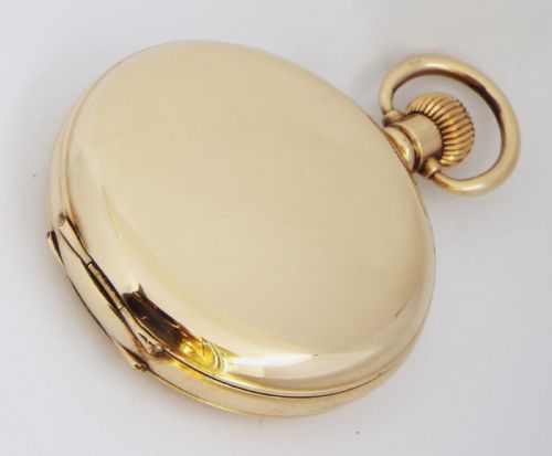 fig 1. An early 20th Century full hunter pocket watch, “The Angus”.