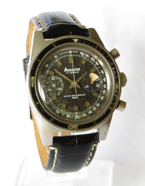 fig 1. Gents Accurist 400 diver’s style chronograph