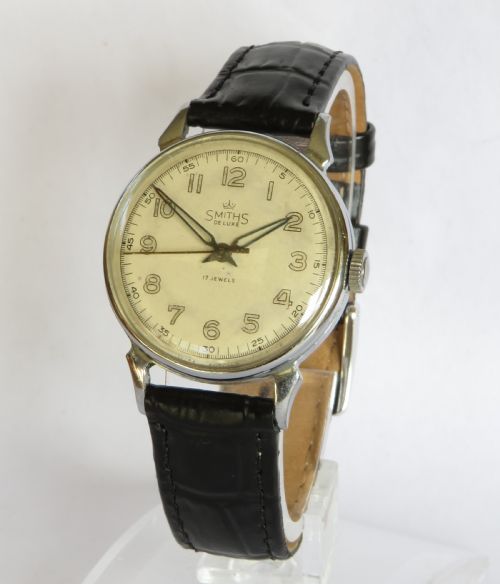 Gents 1950s Smiths De Luxe Wrist Watch