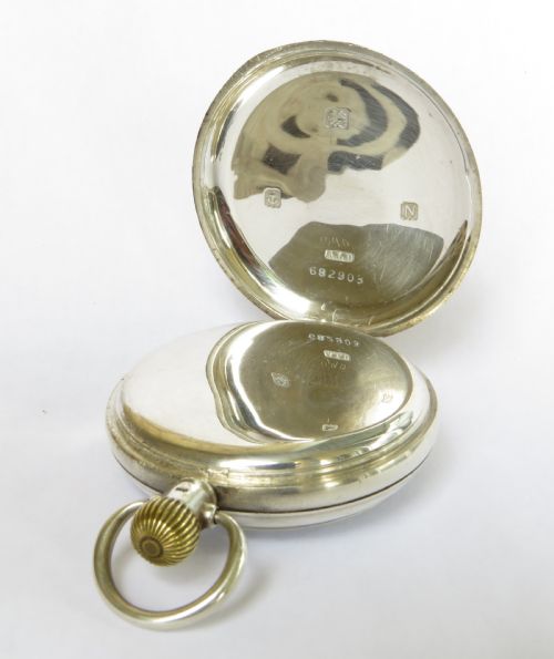 fig 2. 1937 silver Revue pocket watch