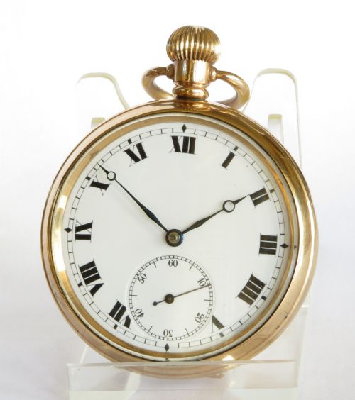 1920s Buren Stem Winding Pocket Watch
