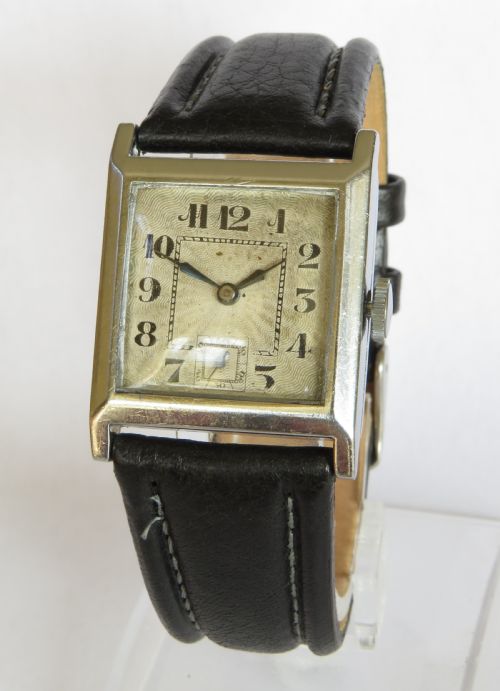 Gents 1940s Art Deco Wrist Watch