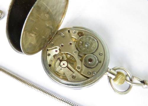 fig 2. 1930s Lanco stem winding pocket watch