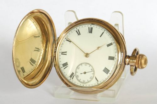 Antique Waltham Traveler Full Hunter Pocket Watch