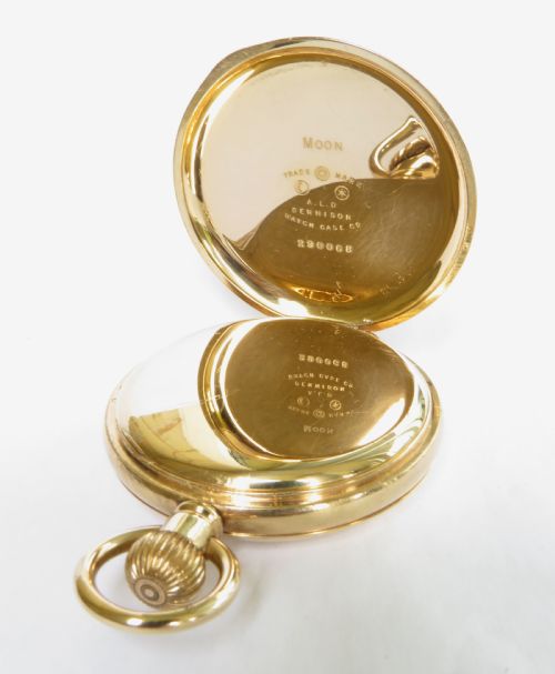 fig 2. Antique Waltham half hunter pocket watch, 1907