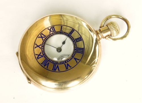 Antique Half Hunter Pocket Watch