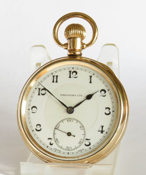 Gents Prestex Lever Pocket Watch, Prestons Ltd
