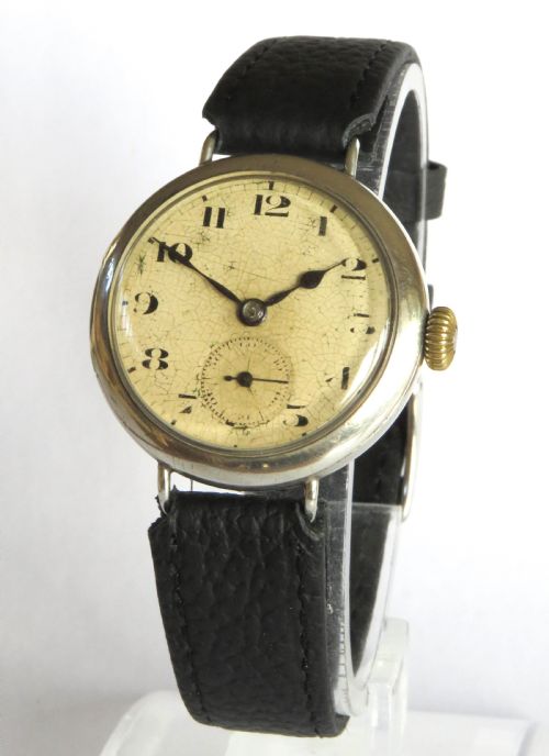 Gents Antique Silver Arcadia Wrist Watch, 1929