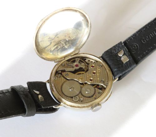 fig 2. Gents antique silver Switana wrist watch
