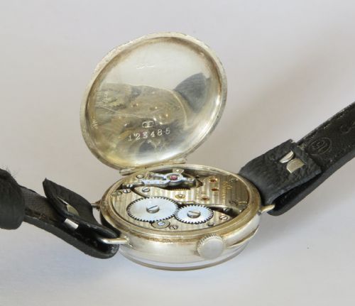 fig 3. Gents antique silver Switana wrist watch