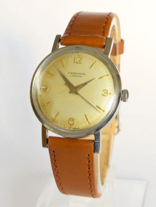 Gents 1960s J W Benson Wrist Watch
