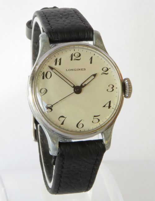 fig 1. Gents 1943 Longines wrist watch