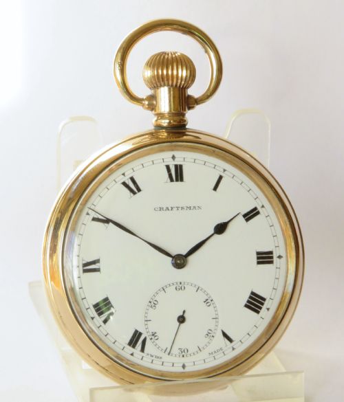 fig 1. 1930s Craftsman pocket watch