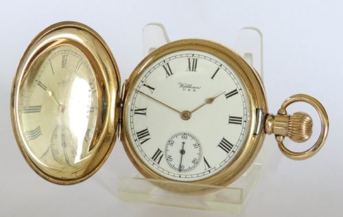 Waltham Traveler Full Hunter Pocket Watch, 1908
